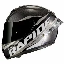 MT Helmets Casque De Moto Intégral En MT Casques Fibre RAPIDE PRO CARBON C2 Glossy Grey