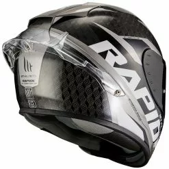 MT Helmets Soldes Magasin -MT Helmets Soldes Magasin casque de moto integral en mt casques fibre rapide pro carbon c2 glossy grey 135636