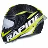 MT Helmets Casque De Moto Intégral En MT Casques Fibre RAPIDE PRO CARBON C3 Noir Jaune Fluo Brillant -MT Helmets Soldes Magasin casque de moto integral en mt casques fibre rapide pro carbon c3 noir jaune fluo brillant 135638