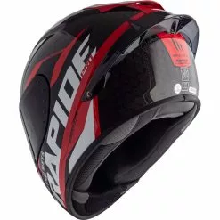 MT Helmets Casque De Moto Intégral En MT Casques Fibre RAPIDE PRO CARBON C5 Noir Rouge Brillant -MT Helmets Soldes Magasin casque de moto integral en mt casques fibre rapide pro carbon c5 noir rouge brillant 141128