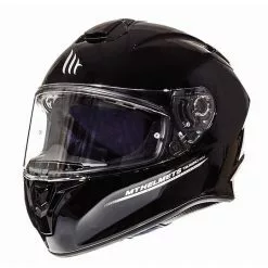 MT Helmets Casque De Moto Intégral MT Casques Targo Solid A1 Glossy Black