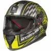 MT Helmets Casque De Moto Intégral MT Casques Thunder3 SV ISLE OF MAN A3 Noir Mat Fluo Jaune -MT Helmets Soldes Magasin casque de moto integral mt casques thunder3 sv isle of man a3 noir mat fluo jaune 135668