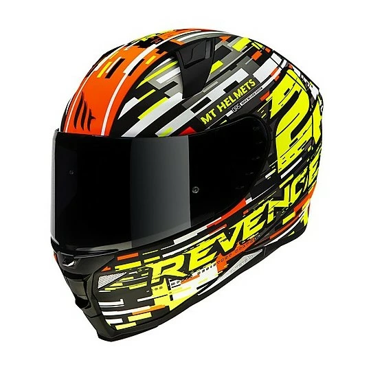 MT Helmets Casque De Moto Intégral Mt Helmet REVENGE 2 BAYE A4 Fluo Yellow Polished Pearl 3 MT Helmets Casque De Moto Intégral Mt Helmet REVENGE 2 BAYE A4 Fluo Yellow Polished Pearl