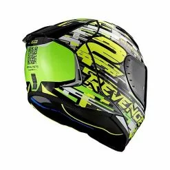 MT Helmets Casque De Moto Intégral Mt Helmet REVENGE 2 BAYE A6 Vert Fluo Pearl Glossy 7 MT Helmets Casque De Moto Intégral Mt Helmet REVENGE 2 BAYE A6 Vert Fluo Pearl Glossy -MT Helmets Soldes Magasin casque de moto integral mt helmet revenge 2 baye a6 vert fluo pearl glossy 92859
