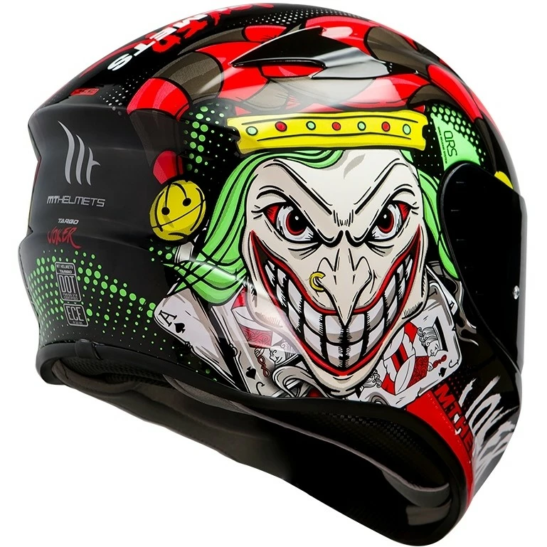 MT Helmets Casque De Moto Intégral Mt Helmet TARGO Joker A1 Glossy Black 4 MT Helmets Casque De Moto Intégral Mt Helmet TARGO Joker A1 Glossy Black – Image 2