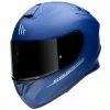 MT Helmets Casque De Moto Intégral Mt Helmet TARGO Solid A7 Matt Blue