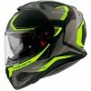MT Helmets Casque De Moto Intégral Mt Helmet THUNDER 3 Sv TURBINE C3 Matt Black Fluo Yellow