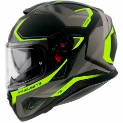 MT Helmets Casque De Moto Intégral Mt Helmet THUNDER 3 Sv TURBINE C3 Matt Black Fluo Yellow