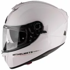 Casque De Moto Intégral MT Helmets Blade 2 Evo Double Visor Glossy White