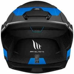 MT Helmets Casque De Moto Modulaire Approuvé P / J Mt Casque ATOM QUARK A7 Matt Black Blue -MT Helmets Soldes Magasin casque de moto modulaire approuve p j mt casque atom quark a7 matt black blue 92967