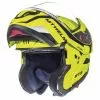 MT Helmets Casque De Moto Modulaire Approuvé P / J Mt Casque ATOM Sv Divergence F1 Fluo Yellow
