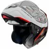 MT Helmets Casque De Moto Modulaire Approuvé P / J Mt Casque ATOM Sv OPENED B5 Blanc Noir Rouge Brillant -MT Helmets Soldes Magasin casque de moto modulaire approuve p j mt casque atom sv opened b5 blanc noir rouge brillant 122780