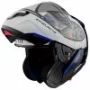 MT Helmets Casque De Moto Modulaire Approuvé P / J Mt Casque ATOM Sv OPENED B7 Blanc Noir Bleu Brillant -MT Helmets Soldes Magasin casque de moto modulaire approuve p j mt casque atom sv opened b7 blanc noir bleu brillant 122784