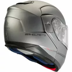 MT Helmets Casque De Moto Modulaire Approuvé P / J Mt Casque ATOM SV Solid Matt Grey -MT Helmets Soldes Magasin casque de moto modulaire approuve p j mt casque atom sv solid matt grey 104878