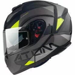 MT Helmets Casque De Moto Modulaire Approuvé P / J Mt Casque ATOM Sv W17 B2 Brillant Et Gris Mat -MT Helmets Soldes Magasin casque de moto modulaire approuve p j mt casque atom sv w17 b2 brillant et gris mat 122793