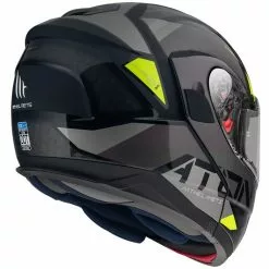 MT Helmets Casque De Moto Modulaire Approuvé P / J Mt Casque ATOM Sv W17 B2 Brillant Et Gris Mat -MT Helmets Soldes Magasin casque de moto modulaire approuve p j mt casque atom sv w17 b2 brillant et gris mat 122795