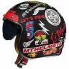 MT Helmets Casque Jet Vintage MT Casques Le Mans SV 2 ANARCHY A1 Noir Mat