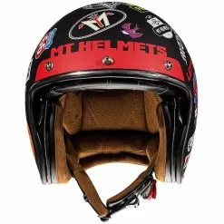 MT Helmets Casque Jet Vintage MT Casques Le Mans SV 2 ANARCHY A1 Noir Mat -MT Helmets Soldes Magasin casque jet vintage mt casques le mans sv 2 anarchy a1 noir mat 71035