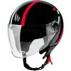 MT Helmets Casque Moto Demi-Jet Mt Helmet Street SCOPE D5 Glossy Red