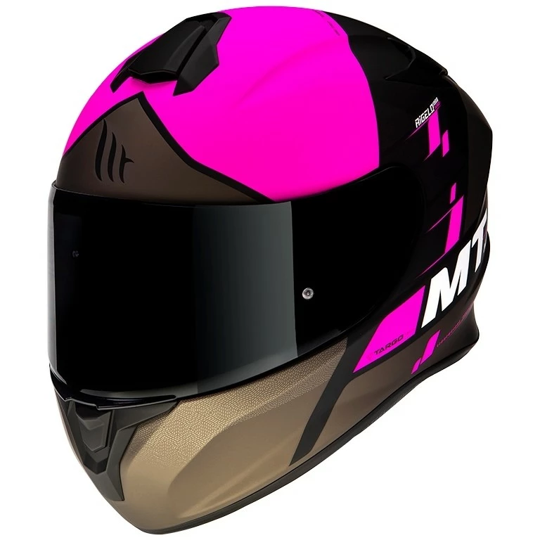 MT Helmets Casque Moto Intégral Mt Casque TARGO Rigel A8 Noir Mat Rose Fluo 3 MT Helmets Casque Moto Intégral Mt Casque TARGO Rigel A8 Noir Mat Rose Fluo