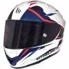 MT Helmets Casque Moto Intégral MT Casques KRE SV Intrepid Fibre Double Visor Blanc Rouge Fluo -MT Helmets Soldes Magasin casque moto integral mt casques kre sv intrepid fibre double visor blanc rouge fluo 102485