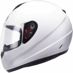 MT Helmets Casque Moto Intégral MT Casques THUNDER KID Blanc Brillant