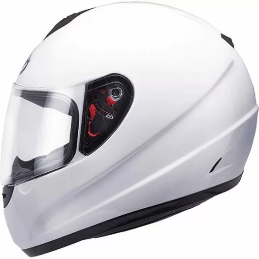 MT Helmets Casque Moto Intégral MT Casques THUNDER KID Blanc Brillant -MT Helmets Soldes Magasin casque moto integral mt casques thunder kid blanc brillant 71089