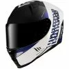 MT Helmets Casque Moto Intégral Mt Helmet REVENGE 2 CHRONO A7 Blanc Matt Blue -MT Helmets Soldes Magasin casque moto integral mt helmet revenge 2 chrono a7 blanc matt blue 92870