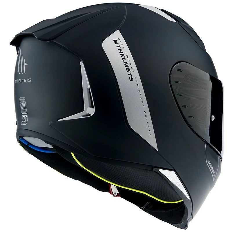 MT Helmets Casque Moto Intégral Mt Helmet REVENGE 2 Solid A1 Solid Matt Black 4 MT Helmets Casque Moto Intégral Mt Helmet REVENGE 2 Solid A1 Solid Matt Black – Image 2