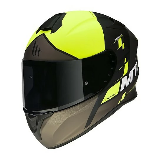 MT Helmets Casque Moto Intégral Mt Helmet TARGO Rigel A3 Matt Fluo Yellow 3 MT Helmets Casque Moto Intégral Mt Helmet TARGO Rigel A3 Matt Fluo Yellow