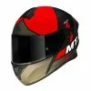 MT Helmets Casque Moto Intégral Mt Helmet TARGO Rigel A5 Black Matt Red