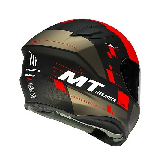 MT Helmets Casque Moto Intégral Mt Helmet TARGO Rigel A5 Black Matt Red 5 MT Helmets Casque Moto Intégral Mt Helmet TARGO Rigel A5 Black Matt Red – Image 3