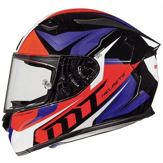 Casque Moto Intégral MT Helmets KRE En Fibre G2 LookOut Red Fluo 4 Casque Moto Intégral MT Helmets KRE En Fibre G2 LookOut Red Fluo – Image 2