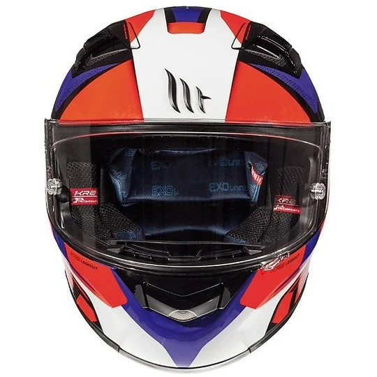 Casque Moto Intégral MT Helmets KRE En Fibre G2 LookOut Red Fluo 5 Casque Moto Intégral MT Helmets KRE En Fibre G2 LookOut Red Fluo – Image 3