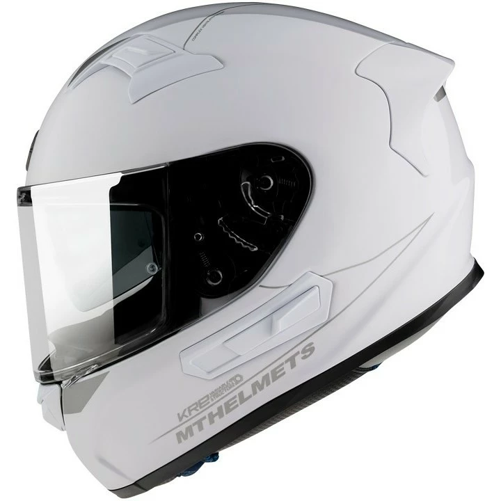 Casque Moto Intégral MT Helmets KRE SV En Fibre De Visière Double Blanc Nacré 4 Casque Moto Intégral MT Helmets KRE SV En Fibre De Visière Double Blanc Nacré – Image 2