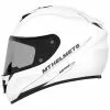 Casque Moto Intégral MT Helmets Rapide Mono A0 Blanc Nacré