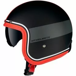 MT Helmets Casque Moto Jet Custom MT Casques Le Mans 2 SV TANT A5 Matt Red -MT Helmets Soldes Magasin casque moto jet custom mt casques le mans 2 sv tant a5 matt red 135724