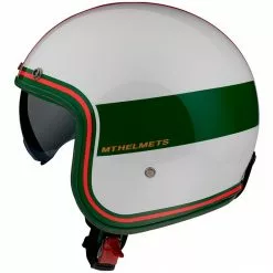 Casque Moto Jet Custom MT Helmets Le Mans 2 SV TANT D5 Glossy White Red -MT Helmets Soldes Magasin casque moto jet custom mt helmets le mans 2 sv tant d5 glossy white red 135730