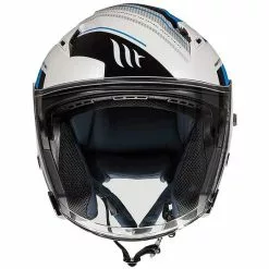 MT Helmets Casque Moto Jet Double Visor MT Casques AVENUE SV SIDEWAY C7 Glossy Blue -MT Helmets Soldes Magasin casque moto jet double visor mt casques avenue sv sideway c7 glossy blue 71005