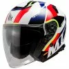 MT Helmets Casque Moto Jet Mt Casque THUNDER Sv Jet BOW E5 Glossy Pearl Red