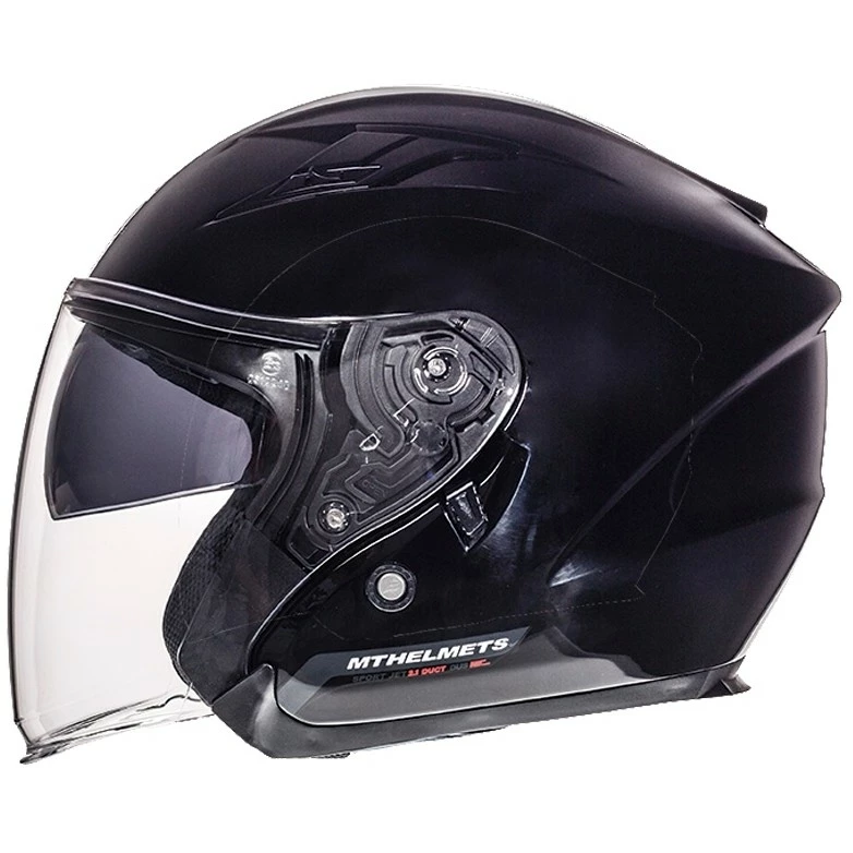 MT Helmets Casque Moto Jet MT Casques Avenue SV Solid Glossy Black 4 MT Helmets Casque Moto Jet MT Casques Avenue SV Solid Glossy Black – Image 2