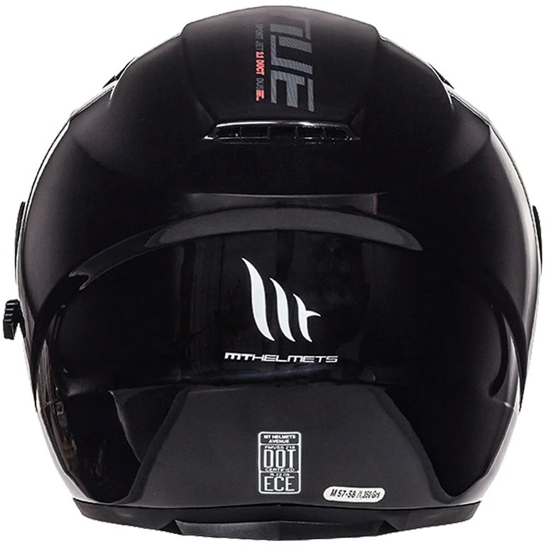 MT Helmets Casque Moto Jet MT Casques Avenue SV Solid Glossy Black 5 MT Helmets Casque Moto Jet MT Casques Avenue SV Solid Glossy Black – Image 3