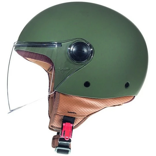 MT Helmets Casque Moto Jet MT Casques STREET A6 Solid Matt Green 4 MT Helmets Casque Moto Jet MT Casques STREET A6 Solid Matt Green – Image 3