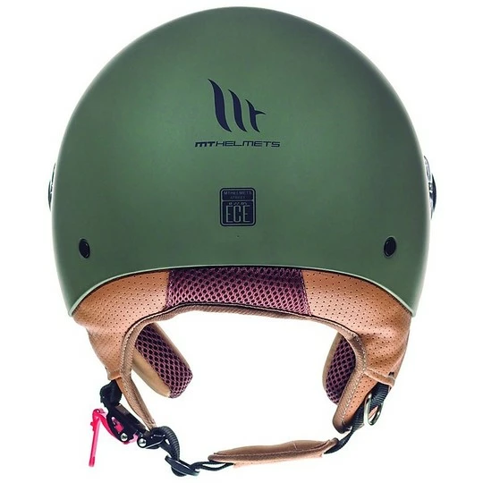 MT Helmets Casque Moto Jet MT Casques STREET A6 Solid Matt Green 6 MT Helmets Casque Moto Jet MT Casques STREET A6 Solid Matt Green – Image 5