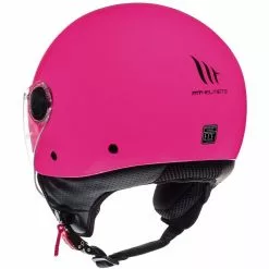 MT Helmets Casque Moto Jet MT Casques STREET Solid A8 Glossy Pink -MT Helmets Soldes Magasin casque moto jet mt casques street solid a8 glossy pink 125439