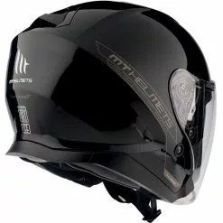 MT Helmets Casque Moto Jet MT Casques Thunder3 SV Jet Solid A1 Glossy Black -MT Helmets Soldes Magasin casque moto jet mt casques thunder3 sv jet solid a1 glossy black 135707