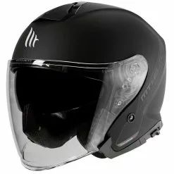 MT Helmets Casque Moto Jet MT Casques Thunder3 SV Jet Solid A1 Matt Black