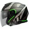 MT Helmets Casque Moto Jet Mt Helmet THUNDER Sv Jet BOW A6 Matt Black Green Fluo -MT Helmets Soldes Magasin casque moto jet mt helmet thunder sv jet bow a6 matt black green fluo 103301