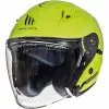 Casque Moto Jet MT Helmets Avenue SV Solid Yellow Fluo