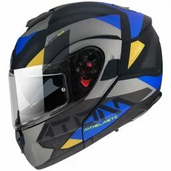 MT Helmets Casque Moto Modulaire Approuvé P / J Mt Casque ATOM Sv W17 A2 Gris Mat -MT Helmets Soldes Magasin casque moto modulaire approuve p j mt casque atom sv w17 a2 gris mat 122809